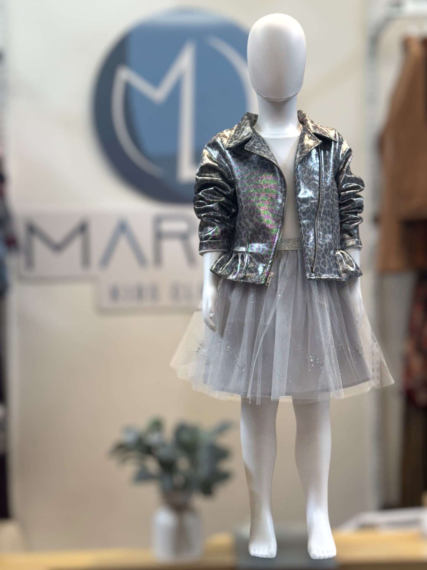Silver Safari Tutu Set