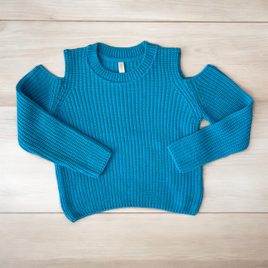 Blue knit